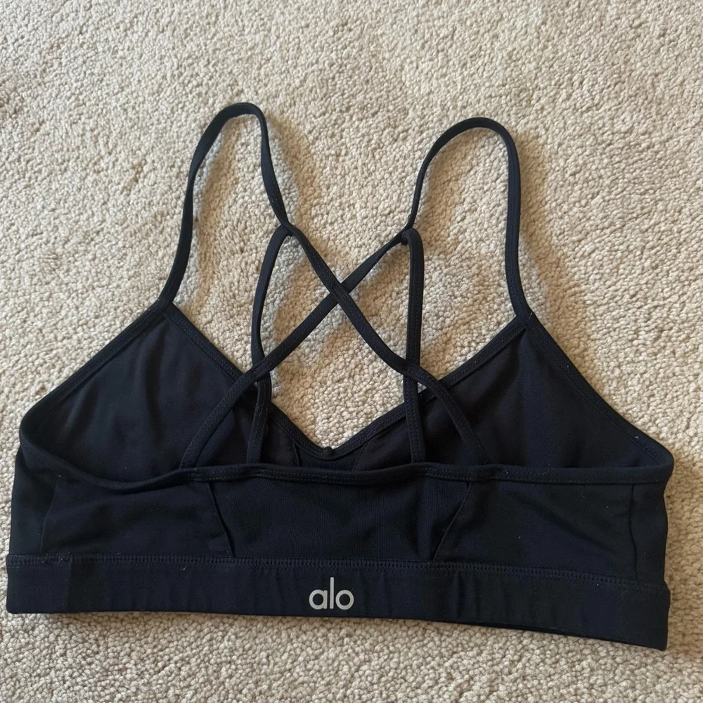 Alo yoga black sports Bra Size S